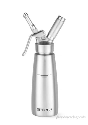 Hendi Whipped Cream Dispenser Stainless Steel 500 ml 8711369588017