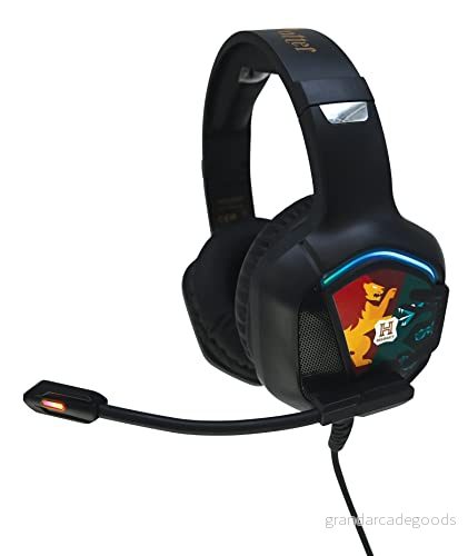 Lexibook, Harry Potter, Gaming Headset, Immersive gaming, Trådbundet stereoljud, Vikbart, Justerbart, Svart, HPG10HP 3380743094717