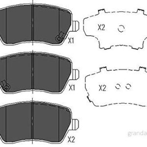 Bromsbeläggssats, skivbroms Kavo parts KBP 8522 8715616152617 Bromsbeläggssats, skivbroms Kavo parts KBP 8522 8715616152617