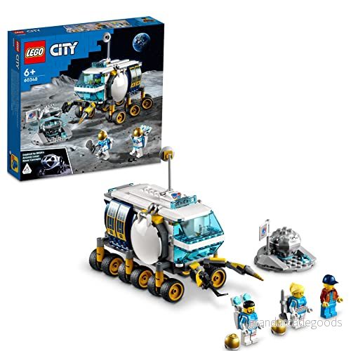 LEGO 60348 City Månbil Rymdskepp, Modellbyggsats, Rymdleksak, Present för Barn 6 år och uppåt 5702017161730
