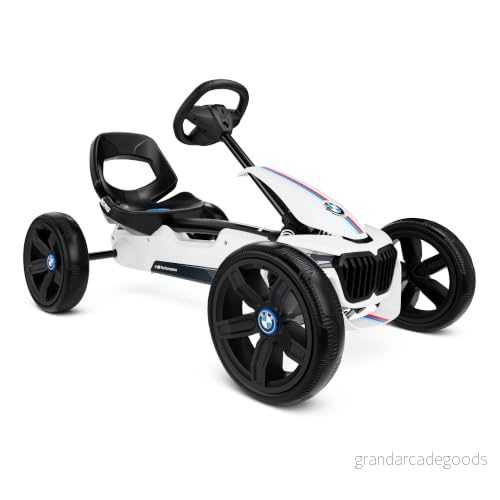 BERG Pedal Gokart Reppy BMW Barnfordon, trampbil med Optimal Sicherheid, soundbox i ratten, barnleksaker lämpliga för barn åldrarna 2,5 6 år 8715839068993
