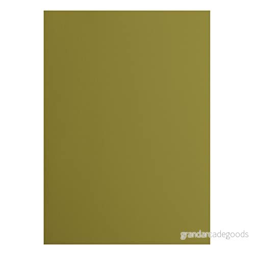 Vaessen Creative 2927 079 Florens cardstock papper, grön, 216 gram/m², DIN A4, 10 stycken, slät, för scrapbooking, korttillverkning, stansning och andra papperslådor 8716052221028