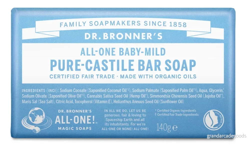 Dr. Bronner's Magic Soaps All One Hemp Unscented Baby Mild 140 g 18787231050