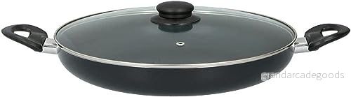 alpina Gryta Ø 28 cm med glaslock non stick beläggning alla typer av spisar aluminium/glas 8711252183312