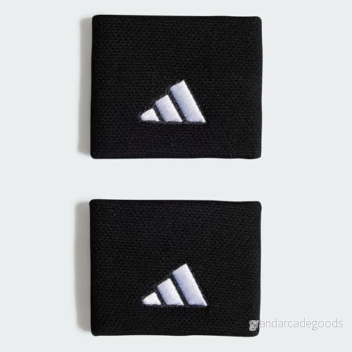 adidas unisex - vuxen Tennis Wristband Small Sweatband, Black/Black/White, M 4066751249255
