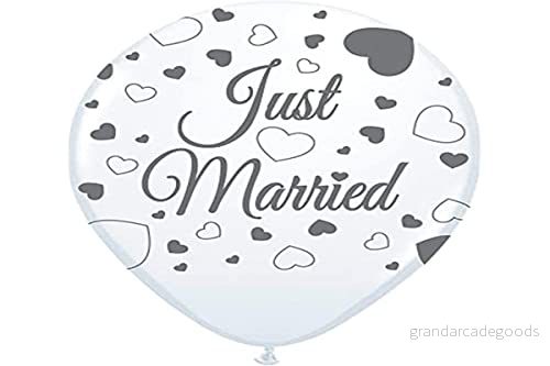 Folat Just Married Wedding Balloons 8 stycken 8714572213585