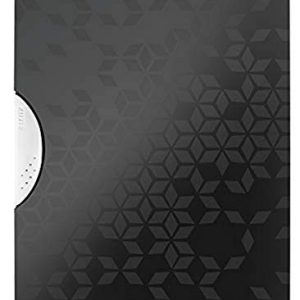 Leitz WOW ColorClip Klämmapp, A4, 30 ark, flexibel plast, svart, 41850095 4002432120697 Leitz WOW ColorClip Klämmapp, A4, 30 ark, flexibel plast, svart, 41850095 4002432120697