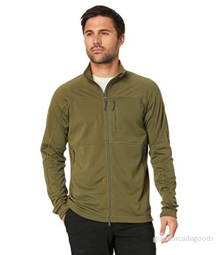 Fjallraven Abisko Lite fleecejacka Herr grön Small 7323450848798
