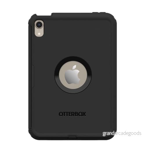 OtterBox för iPad Mini 8.3 Tum 7:e gen 2024 (A17 Pro) / 6:e 2021, Robust och skyddande skal, Defender, Svart 840262369183