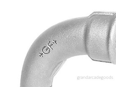 +GF+ Long sweep bend galvanized for m 90 1 7611205200077
