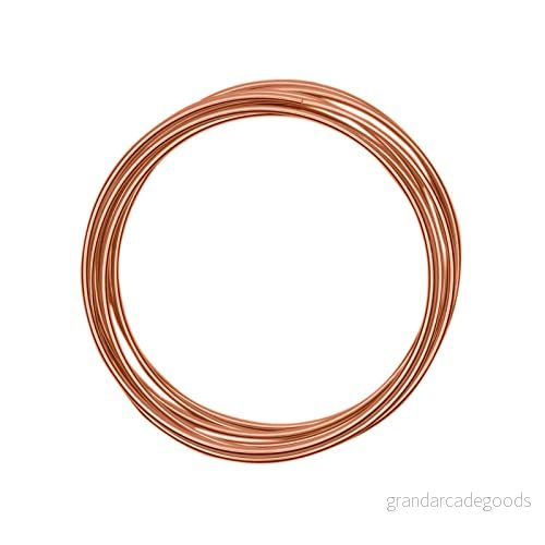 Vaessen Kreativ aluminiumtråd 3 mm m orange koppar, 8716052157068