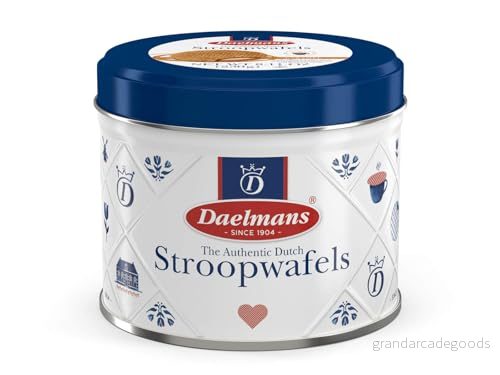 Daelmans Stroopwafels i burk Värdepaket: 9 burkar (330 gram per burk) Äkta holländsk original Stroopwafel 8713621240978