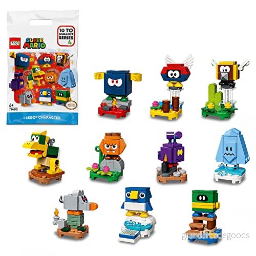 LEGO 71402 Super Mario Karaktärspaket Serie 4, Samlarleksaker, Slumpmässig Stil 5702017155227