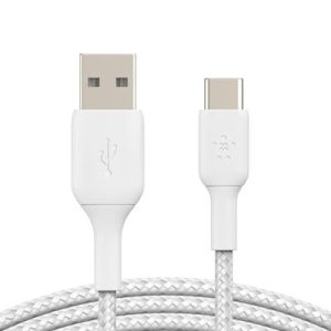 Belkin Boost Charge USB C Braided Cable 2 Meter Vit 745883788590