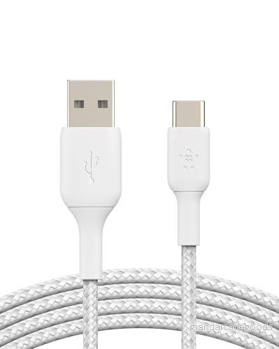Belkin Boost Charge USB C Braided Cable 2 Meter Vit 745883788590
