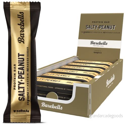 Barebells protein Bar Salty Peanut 20 gram Inget tillsatt socker (12 pack) 4260287186392