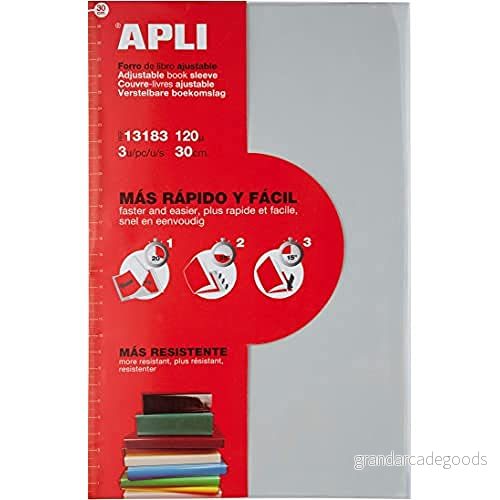 APLI 13183 Bokomslag med justerbar PVC flik 300 mm 3 u 8410782131830