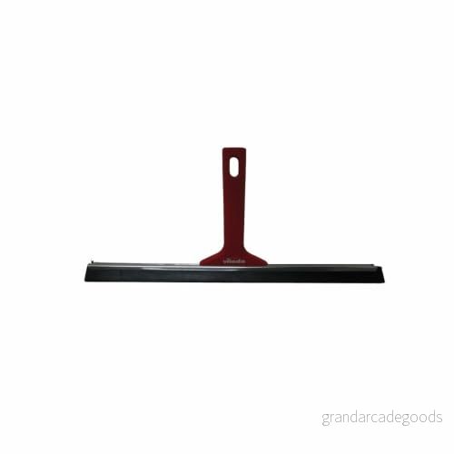 Fönsterskrapa med dubbel gummilist Vileda 34cm röd 5410208207760 Fönsterskrapa med dubbel gummilist Vileda 34cm röd 5410208207760