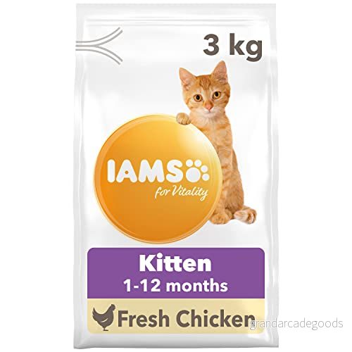 Iams CAT Vitality Kitten och Junior Kyckling 3 kg 8710255150079