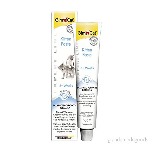 GimCat EXPERT LINE Kitten pastej Funktionella kattsnacks främjar ungkattens utveckling 1 tub (1 x 50 g) 4002064406787