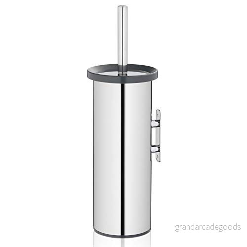 Kela Alor WC dekor, silver, mörkgrå/rostfritt stål, 38 cm 4025457231629