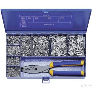 Klauke SK32B Sortiment av kabelskor 0,50 mm² 16 Metall 4900 st 4012078000888 Klauke SK32B Sortiment av kabelskor 0,50 mm² 16 Metall 4900 st 4012078000888