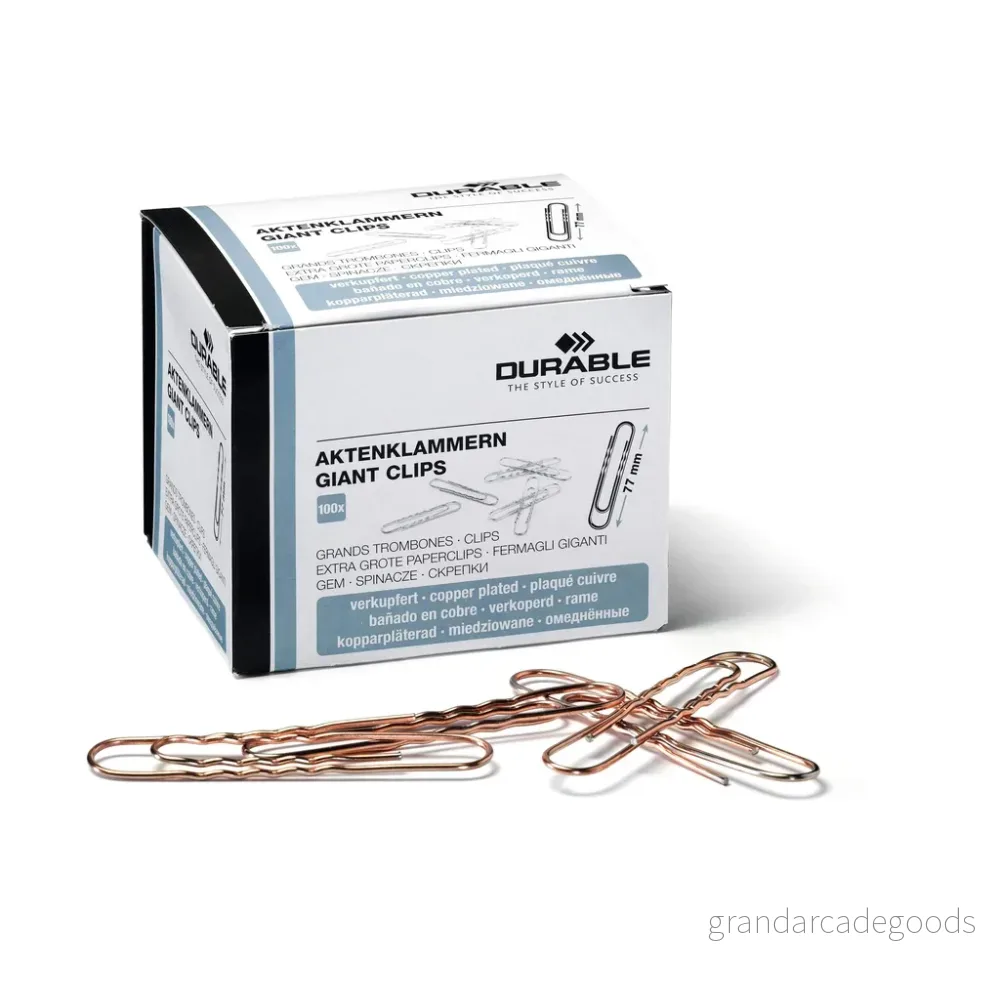 Gem Durable 77 mm Clips - 100 st 4005546102092