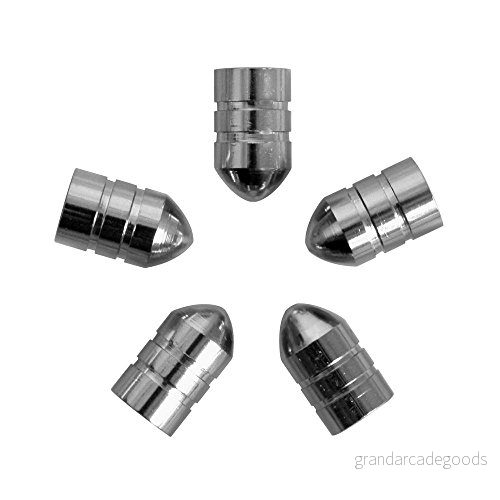 CARPOINT 2216004 Ventilkappen Kugel 5 Stück silber 8711293038558
