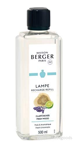 LAMPE BERGER Reves De Fraicheur/Dreams of Freshness Refill glas, klar, 500 ml, 3127291150812
