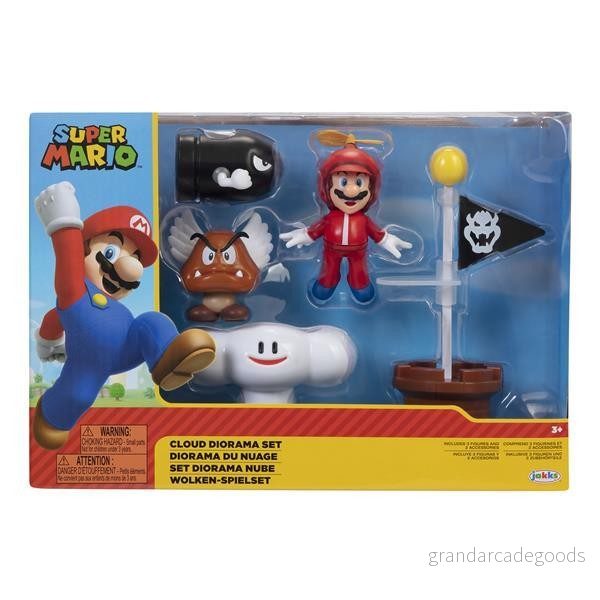 Jakks Pacific Super Mario figur Cloud Diorama set 192995401990