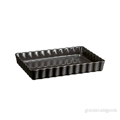 Taartvorm diep höger hoek 2,40 Ltr Emile Henry 6038-79 Fusain 3289317960383