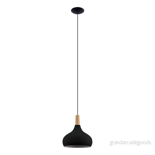 EGLO Sabinar Pendellampa - 1-ljus - Svart - Ø28 cm 9008606235780