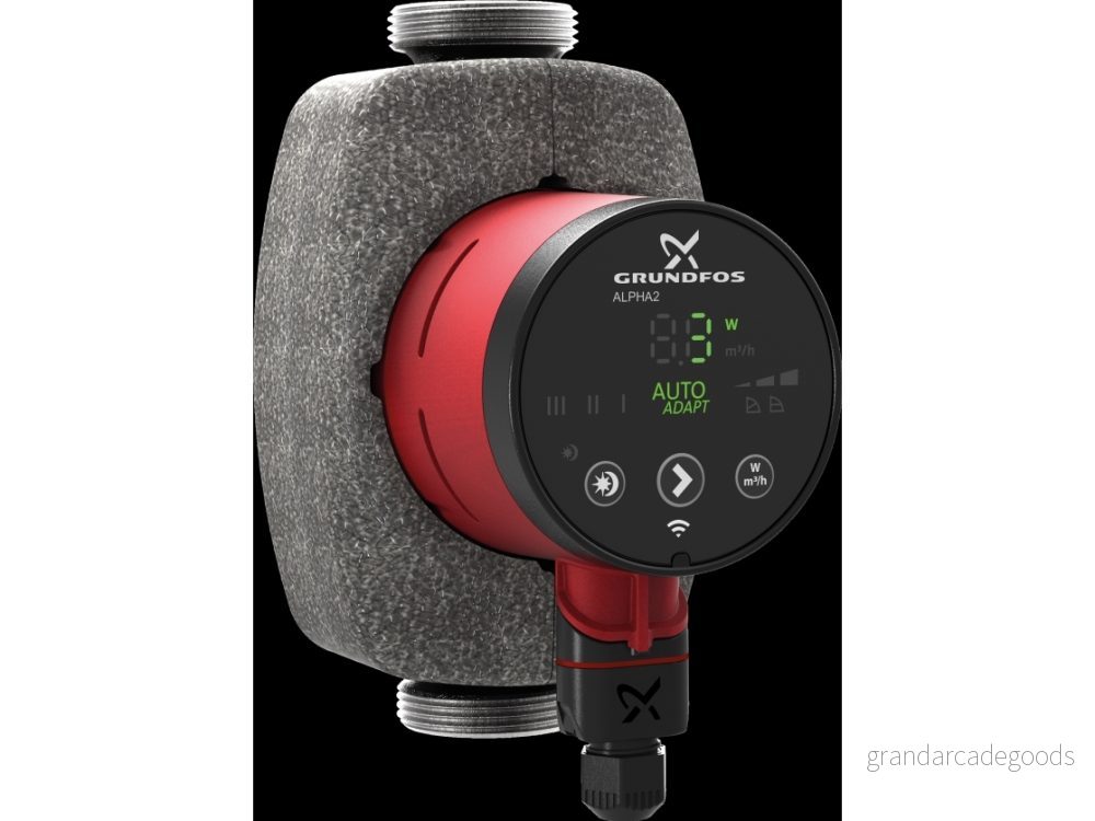 Grundfos ALPHA2 25-60N 180 mm 230V Tappvarmvattenpump 5713828679895
