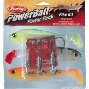 Berkley PowerBait Pro Pack Pike; stort urval av mjuka beten för sportfiskare som söker gäddfiske; starka vibrationer och alternativ jigghuvud med flera djup, 15 cm, Assorted 28632529126 Berkley PowerBait Pro Pack Pike; stort urval av mjuka beten för sportfiskare som söker gäddfiske; starka vibrationer och alternativ jigghuvud med flera djup, 15 cm, Assorted 28632529126