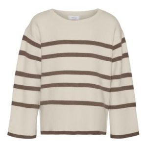 Bestseller A/S VMSABA LS O hals tröja GA Girl NOOS, Birch/Stripes:brown Lentil, 42/44 SE 5715427811751 Bestseller A/S VMSABA LS O hals tröja GA Girl NOOS, Birch/Stripes:brown Lentil, 42/44 SE 5715427811751