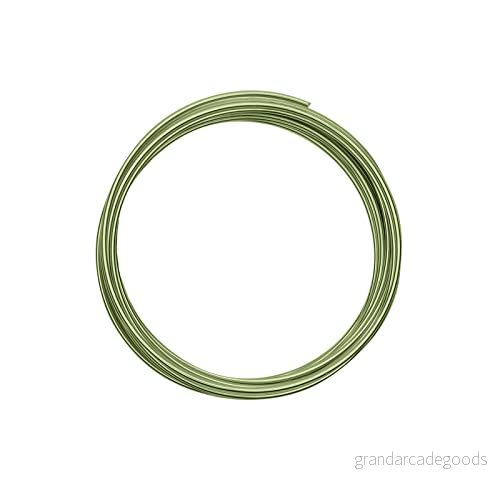 Vaessen Creative Aluminiumtråd 2 mm 5 m äppelgrön, 8716052132089