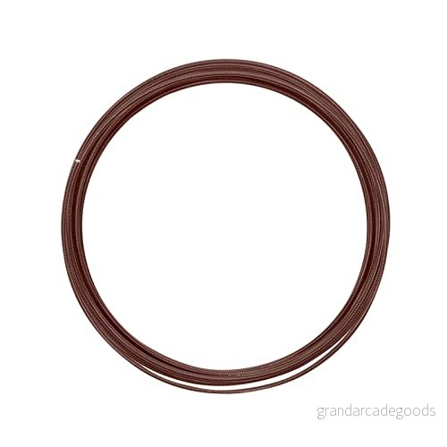 Vaessen Creative Aludraht Prägung Rund, aluminium, Schokolade Braun matt, 500 x 0,2 cm, chokladmatta 8716052174232