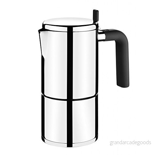 Bra 170403 Bali italiensk kaffemaskin för 10 koppar, rostfritt stål 8411796104223