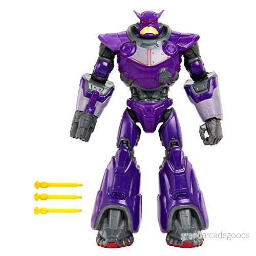 Disney och Pixar Lightyear actionfigur i stor skala föreställande skjutattackerande Zurg, 30,5 cm skala, 11 rörliga leder, ljus, ljud, projektiler, från 4 år, HJJ29 194735087068