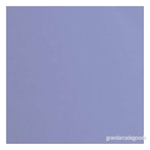 Vaessen Creative Florence cardstock papper, lila, 216 gram/m², kvadratisk, 30,5 x cm, 20 stycken, konsistens, för scrapbooking, korttillverkning, stansning och andra papperslådor 8716052200528