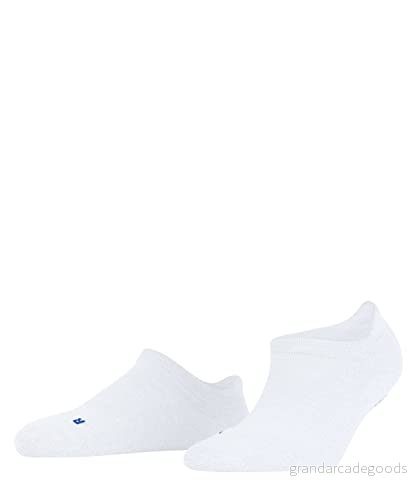 Falke, Cool Kick sneakers, husstrumpor, ventilerande snabbtorkande material, halkfritt nopptryck, lätt stoppning, kylande platt söm på fotspets, sportig, enfärgad, 1 par, vit 2000, 35/36 EU 4031309376981