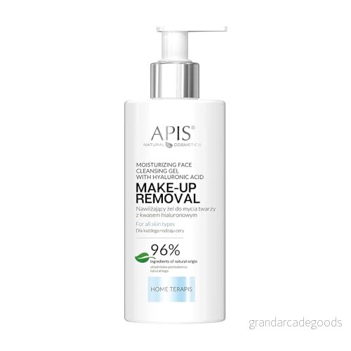 APIS Hydrerande tvättgel för ansikte med hyaluronsyra, aloe, lakrits, D pantenol Rengöring och intensiv hydrering 300 ml 5901810004095