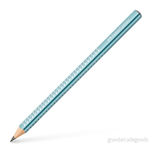 Faber Castell Jumbo Sparkle Graphite Pencil Ocean Metallic 4005401116622