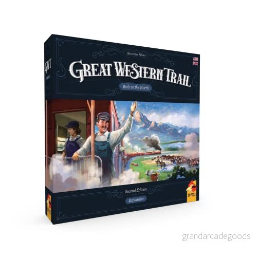 Eggertspiele, Great Western Trail: Rails to the North 2nd Edition Expansion, Brädspel, Åldrar 12+, 1 4 spelare, 75 150 minuters speltid 4061897501618
