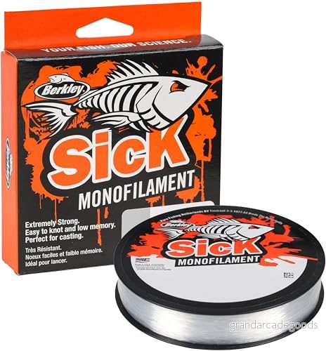BERKLEY Unisex Sick Monofilament, klar, 0,33 300 m 28632982853