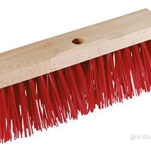 Kerbl 29519 gatubesättning, bredd 35 cm, extra stor, röd borste 4018653295199