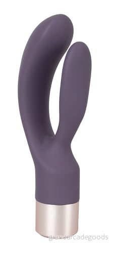 Elegant Series Dubbelvibrator, Lila/rosa guld, 15,2 cm 4024144632565