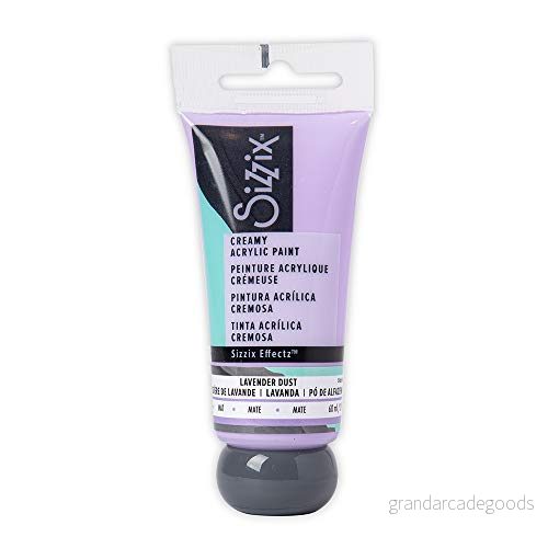Sizzix Effectz krämig matt akrylfärg lavendel damm 60 ml, 664545, en storlek 630454261339