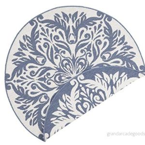 bougari inomhus & utomhus dörrmatta Madrid ø 140 cm Blau Creme 4260578022460 bougari inomhus & utomhus dörrmatta Madrid ø 140 cm Blau Creme 4260578022460