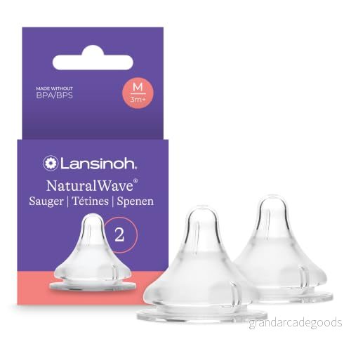 Lansinoh Momma Medium Flow-spenar för Nyfödda (2-pack, Transparent) 5060062999815